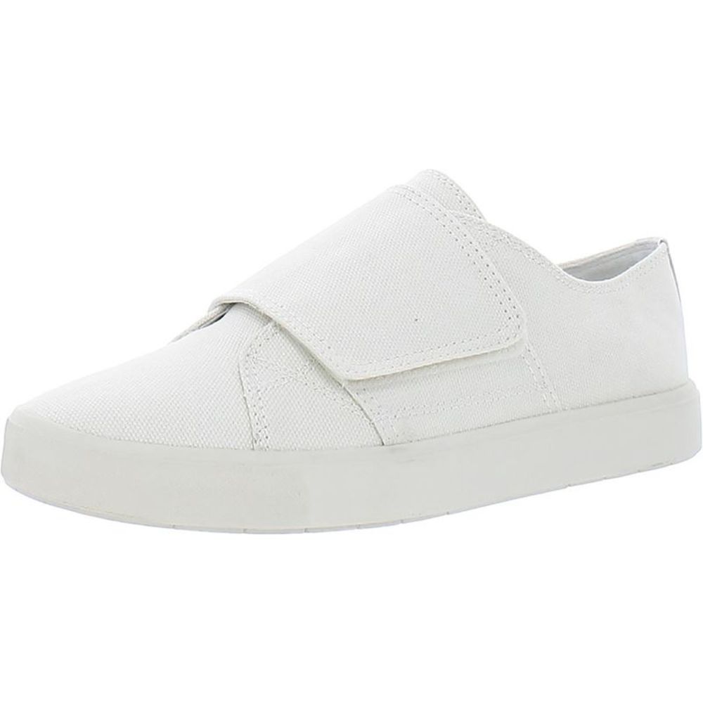 Vince Womens Blair Ivory Canvas Slip On Casual and Fashion Sneakers Shoes NWT